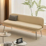 ソファー ベージュ グレー ミントグリーン オレンジ 合成皮革 スチール シリコンフィル 天然木 dlo-058