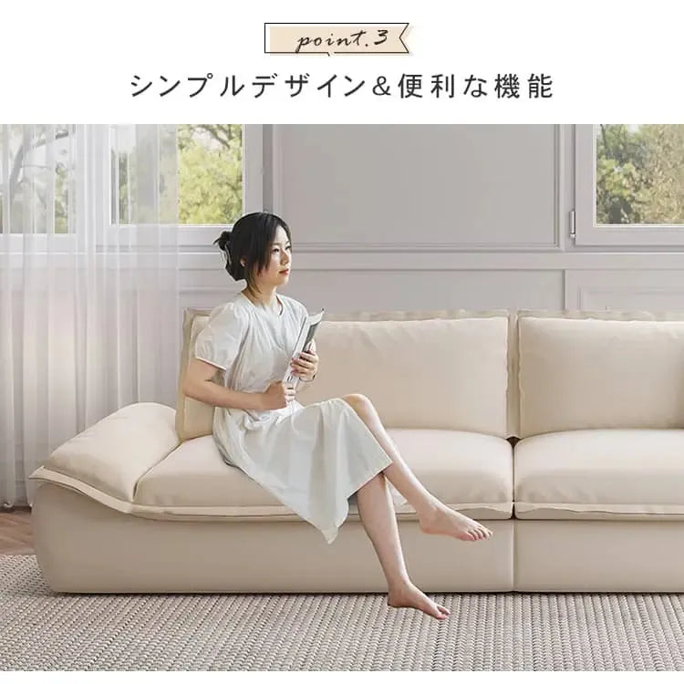 ソファー ベージュ ライトグレー オレンジ ダークグレー グリーン 天然木 ファブリック シリコンフィル dlo-061