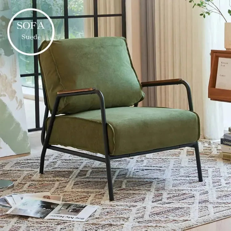 ソファー グリーン ブラウン ピンク ブルー ベージュ スエード dlo-062-sofa