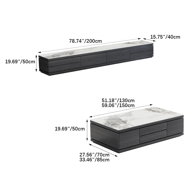 セラミック×パイン材使用多層板の高級センターテーブル faml-698