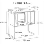 高級キャビネット｜チェリー材とステンレスの美リシックデザイン fcp-1314