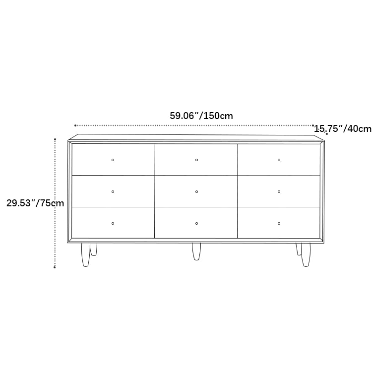 チェリー材キャビネット - 高品質多層板製造、銅製ハンドル fcp-1317