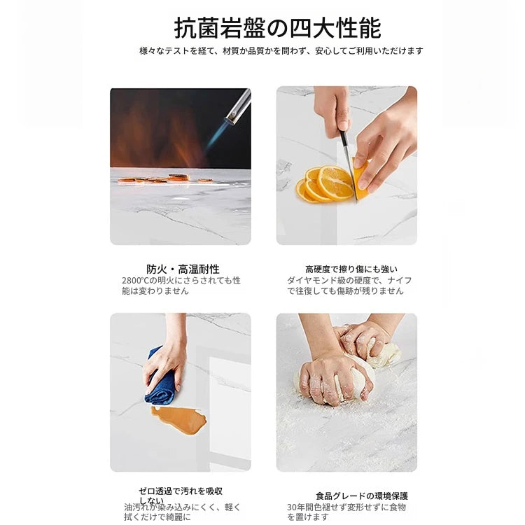 モダンな多層板キャビネット｜ガラス扉とセラミック天板付き｜収納力抜群のデザイン家具 fcr-4826