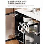 モダンな多層板キャビネット｜ガラス扉とセラミック天板付き｜収納力抜群のデザイン家具 fcr-4826