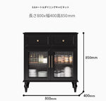 洗練されたデザインのキャビネット – 高品質多層板とガラス製、エレガントな収納家具でリビング空間を華やかに演出。 fcr-4833