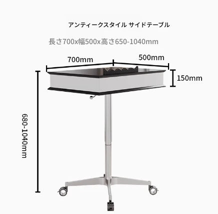 センターテーブル 多層板＆アルミニウム合金製 折りたたみ機能付き モダンデザイン 移動便利なキャスター付き fcr-4834