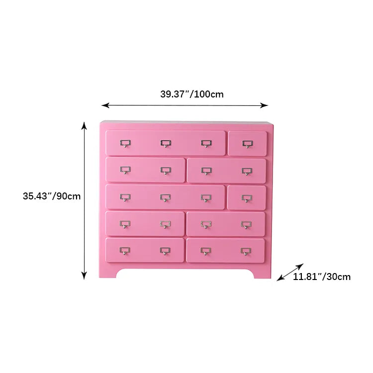 かわいいピンクパインキャビネット - おしゃれな収納ソリューション fcwz-2366