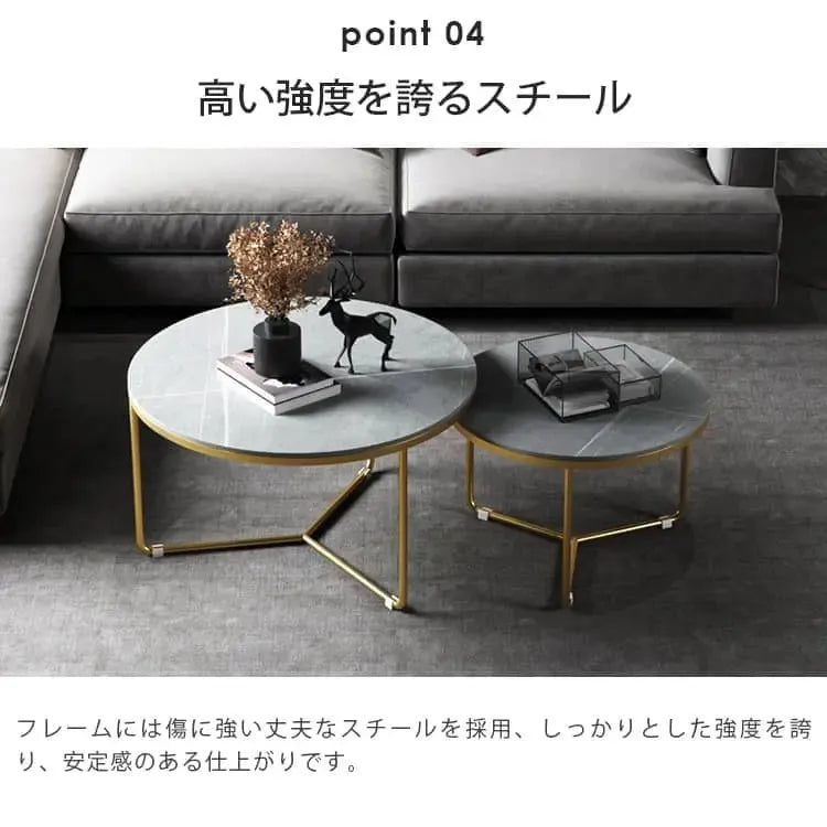 テーブル グレー＋ブラック グレー＋ゴールド ホワイト＋ブラック ホワイト＋ゴールド セラミック スチール fdn-001-cj-table