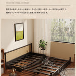 フレンチヴィンテージ風 無垢材ソファーベッド｜伸縮・折りたたみ式 直線型 オーク材 リビング用 fgmy-0203-25