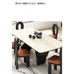 モダンセラミックテーブル 多層板デザイン おしゃれなダイニングテーブル シンプルでスタイリッシュ家具 fhmj-5027