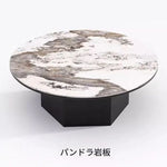 セラミック天板のモダンセンターテーブル – 多層板製、おしゃれで機能的なリビングアイテム fhmj-5045