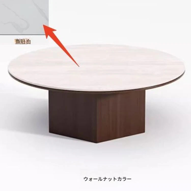 セラミック天板のモダンセンターテーブル – 多層板製、おしゃれで機能的なリビングアイテム fhmj-5045