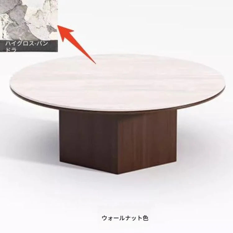 セラミック天板のモダンセンターテーブル – 多層板製、おしゃれで機能的なリビングアイテム fhmj-5045