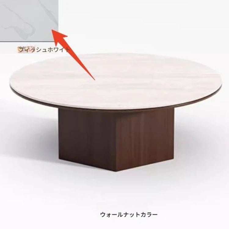 セラミック天板のモダンセンターテーブル – 多層板製、おしゃれで機能的なリビングアイテム fhmj-5045