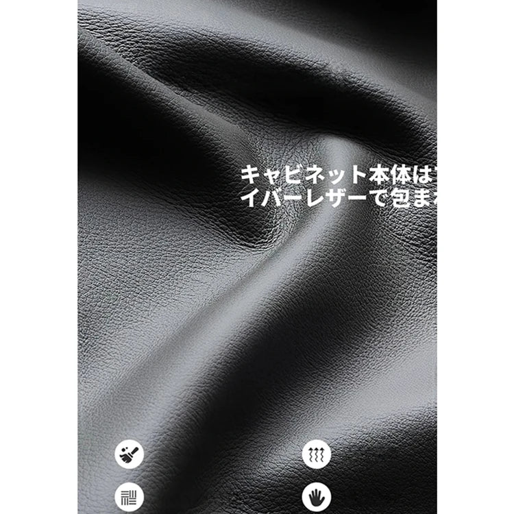 モダンデザインキャビネット - 多層板・セラミック・PUレザー仕上げ - スタイリッシュな収納ソリューション fhx-4572
