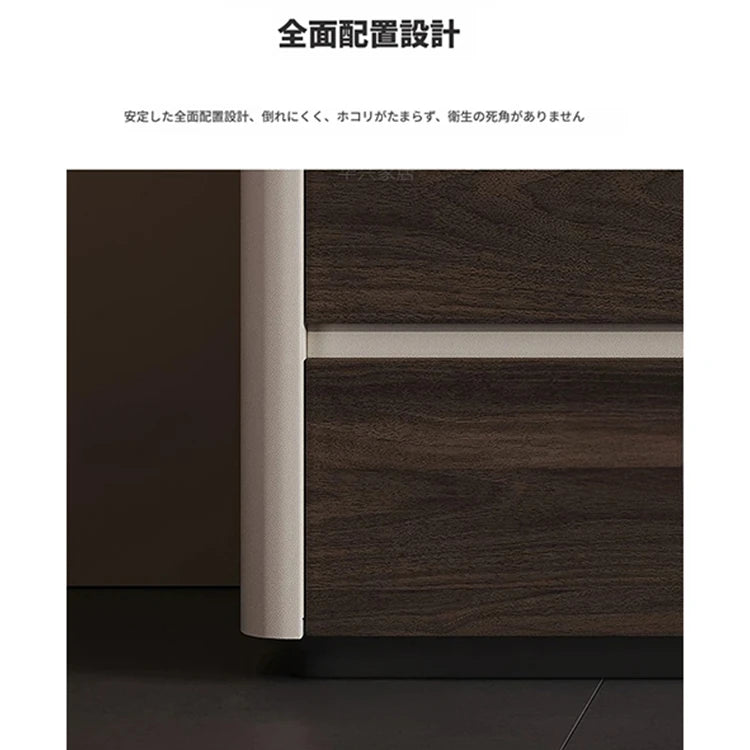 モダンデザインキャビネット - 多層板・セラミック・PUレザー仕上げ - スタイリッシュな収納ソリューション fhx-4572