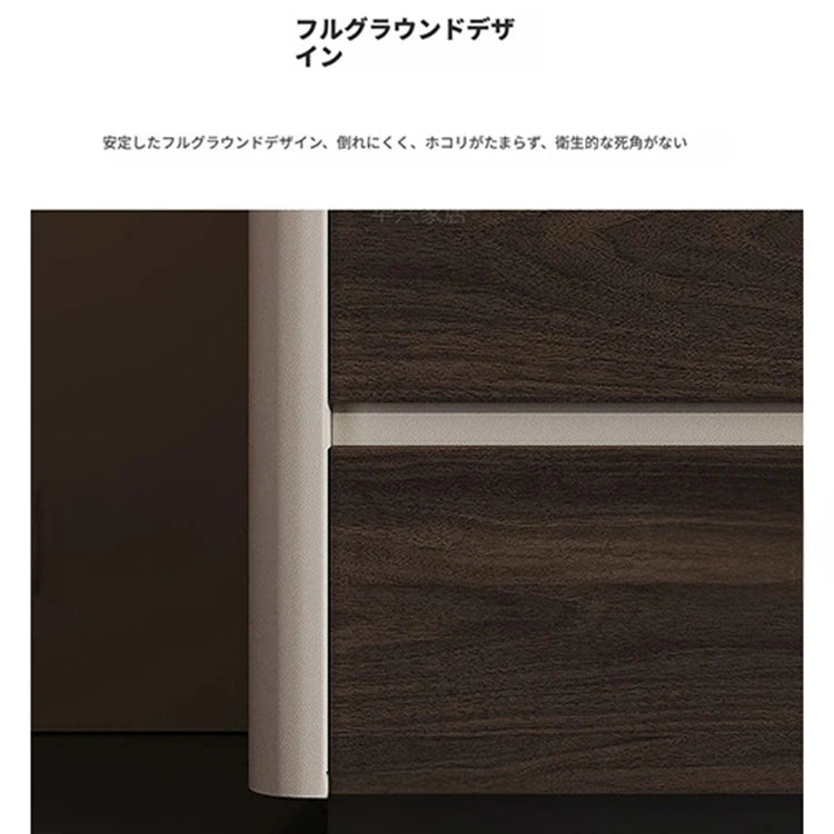 モダンデザインキャビネット - 多層板・セラミック・PUレザー仕上げ - スタイリッシュな収納ソリューション fhx-4572