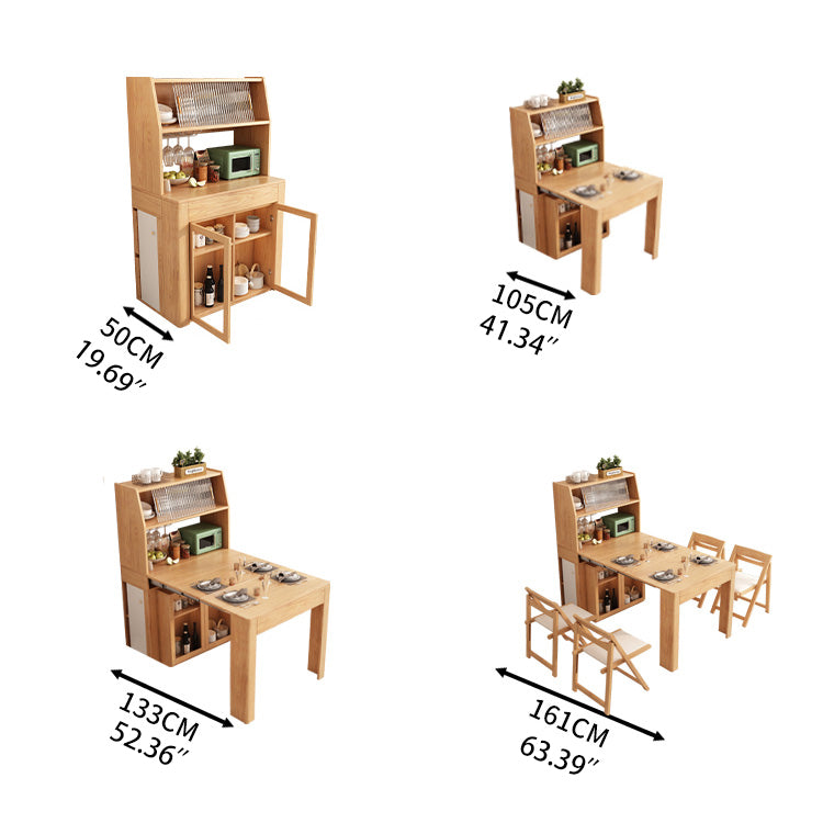 多機能デザインテーブル｜多層板 + ガラス + ステンレス製の高級家具 fjnl-1582