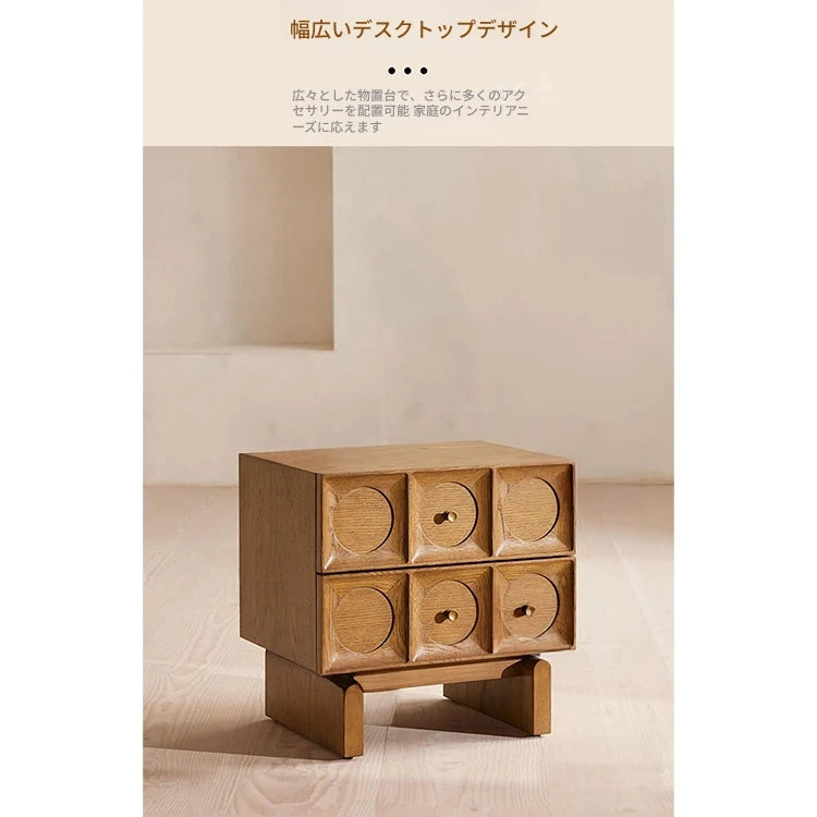 オーク多層板キャビネット｜スタイリッシュなデザインと機能性を兼ね備えた収納家具 fljgj-2120