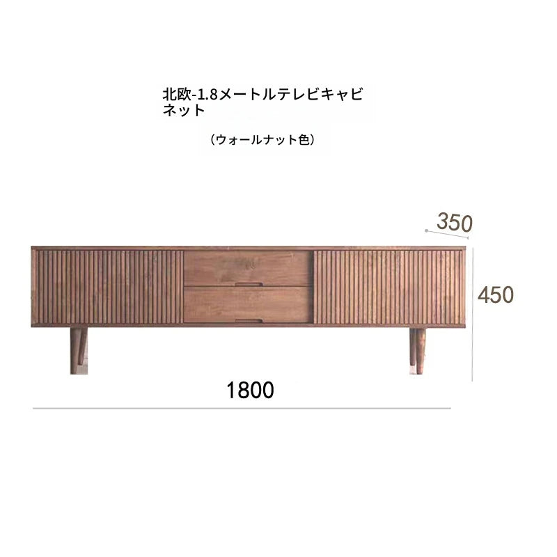 モダンデザインの木製テレビ台 - シンプルで洗練されたリビングルームの必需品！ fls-5336