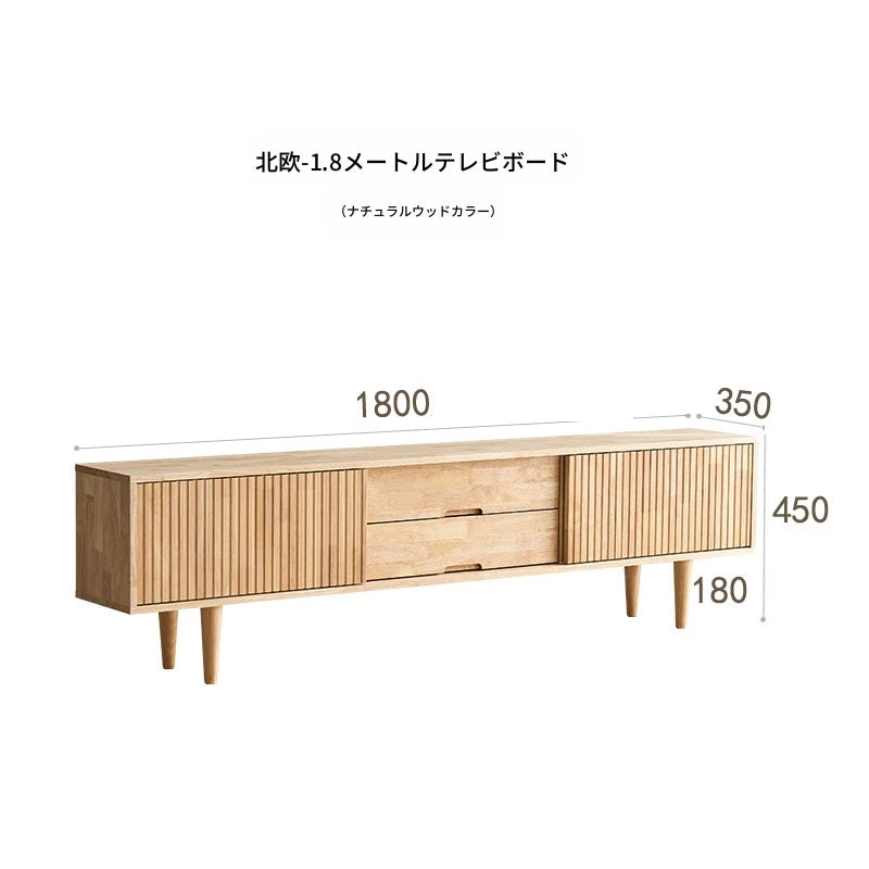 モダンデザインの木製テレビ台 - シンプルで洗練されたリビングルームの必需品！ fls-5336