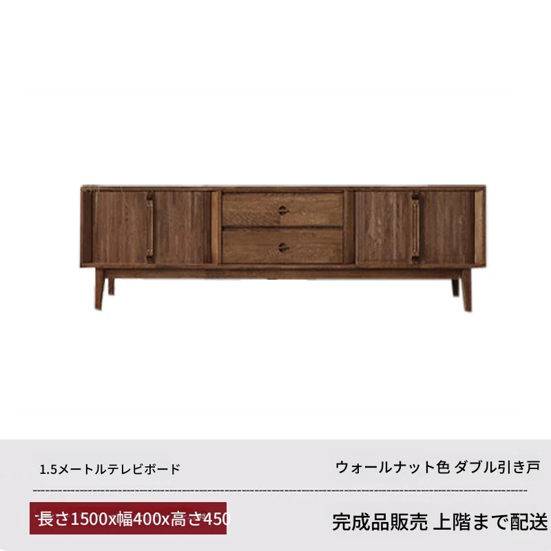 ナチュラルウッド調 テレビ台 - シンプルでスタイリッシュな収納家具、リビングにぴったり！ fls-5338