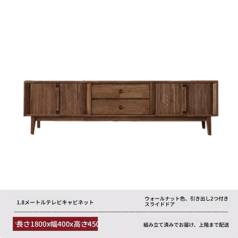 ナチュラルウッド調 テレビ台 - シンプルでスタイリッシュな収納家具、リビングにぴったり！ fls-5338