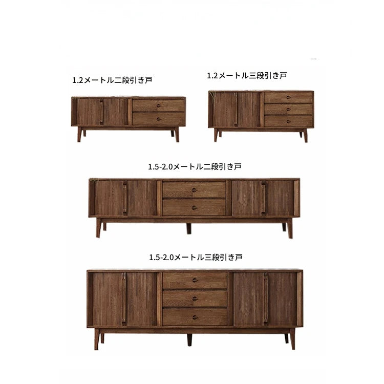 ナチュラルウッド調 テレビ台 - シンプルでスタイリッシュな収納家具、リビングにぴったり！ fls-5338