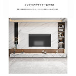 セラミックパイン製のスタイリッシュなテレビ台・コーヒーテーブルセット - モダンインテリアに最適 flsd-5184