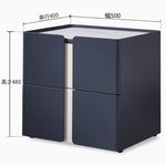 モダンデザイン ナイトテーブル 中密度繊維板 パイン セラミック仕上げ スタイリッシュ収納オプション flsd-5189
