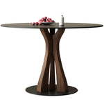 テーブル ホワイト ブラック カラー1 セラミック 無垢材 多層板 fmc-3759