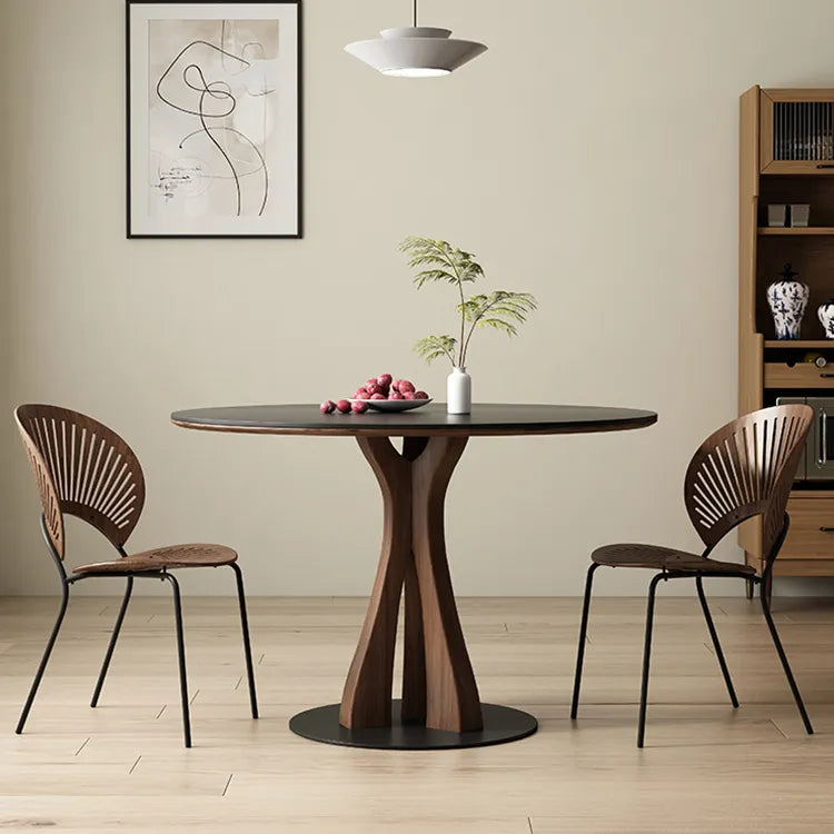 テーブル ホワイト ブラック カラー1 セラミック 無垢材 多層板 fmc-3759