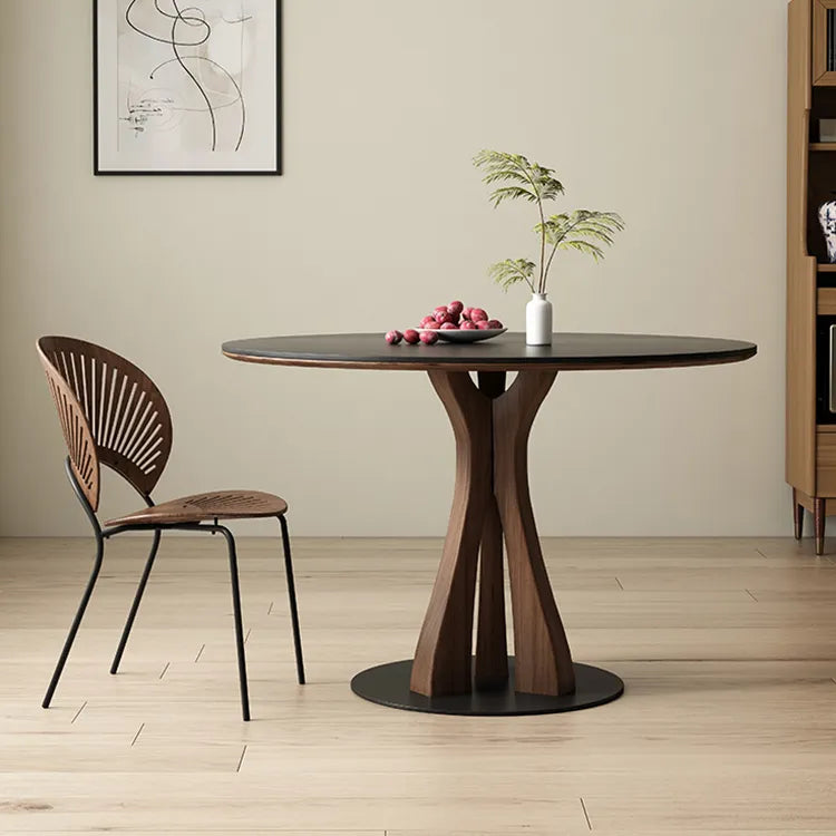 テーブル ホワイト ブラック カラー1 セラミック 無垢材 多層板 fmc-3759