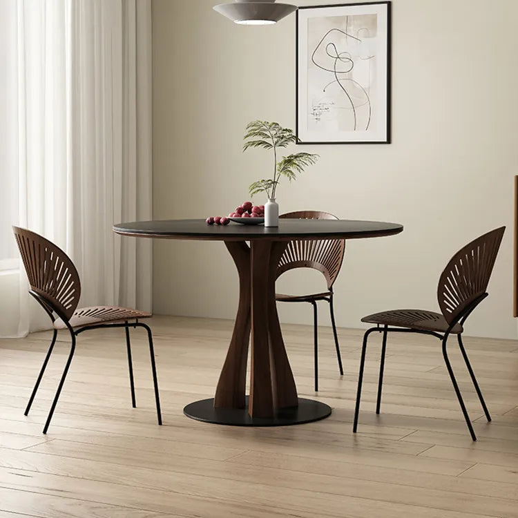 テーブル ホワイト ブラック カラー1 セラミック 無垢材 多層板 fmc-3759