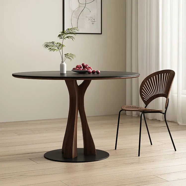 テーブル ホワイト ブラック カラー1 セラミック 無垢材 多層板 fmc-3759