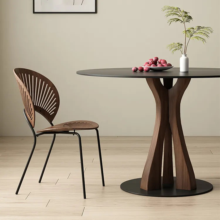 テーブル ホワイト ブラック カラー1 セラミック 無垢材 多層板 fmc-3759