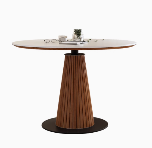 テーブル ホワイト ブラック セラミック 無垢材 多層板 fmc-3760