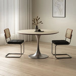 テーブル ホワイト ブラック ベージュ セラミック ステンレス 多層板 fmc-3761