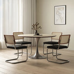 テーブル ホワイト ブラック ベージュ セラミック ステンレス 多層板 fmc-3761