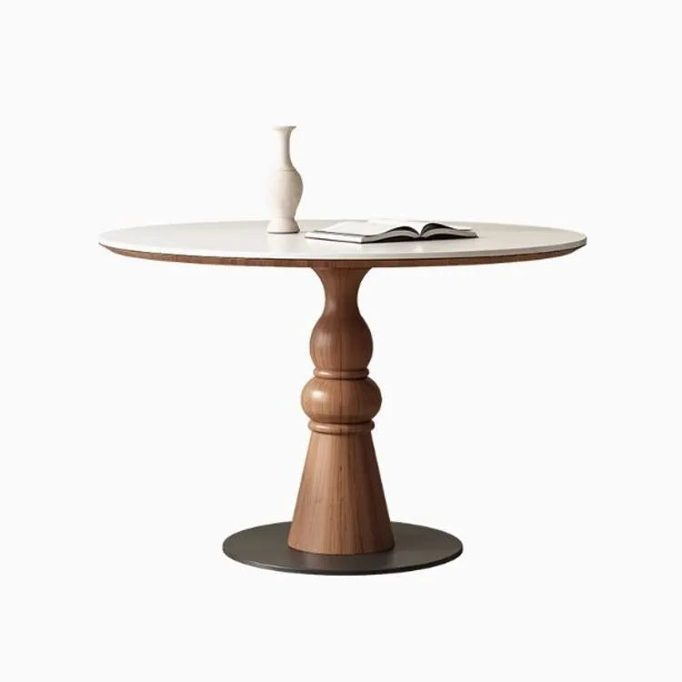 テーブル ホワイト ブラック カラー1 セラミック 無垢材 多層板 fmc-3762