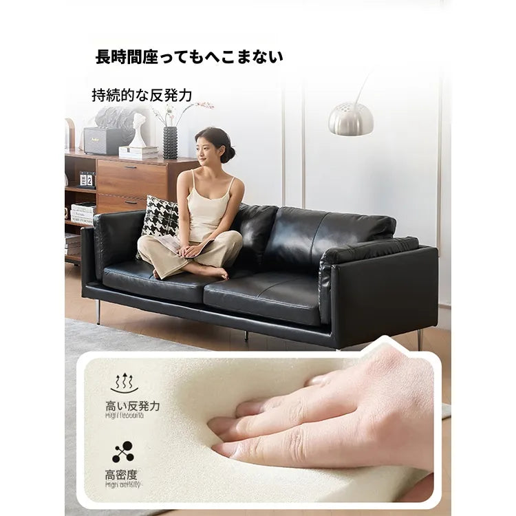 ソファー ブラック パイン 合皮 fmdgz-3709