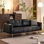 ソファー ブラック ダークブラウン イエロー グリーン 無垢材 シリコンフィル 合皮 fmdgz-3710