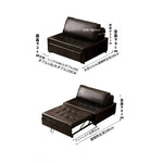 ソファー ブラック 無垢材 シリコンフィル 合皮 fmdgz-3712