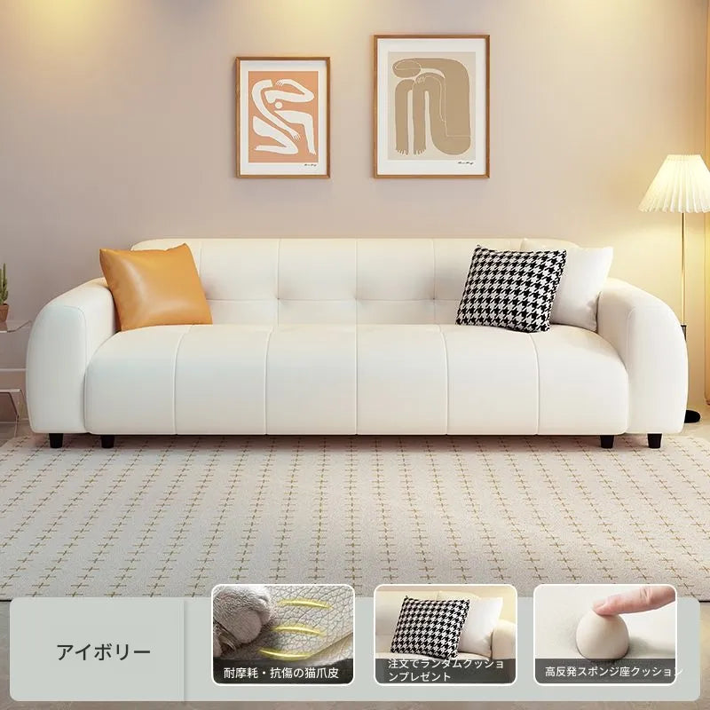 ソファー ベージュ グリーン オレンジ グレー ブラック パイン 合皮 fmdgz-3713