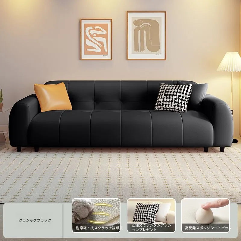 ソファー ベージュ グリーン オレンジ グレー ブラック パイン 合皮 fmdgz-3713