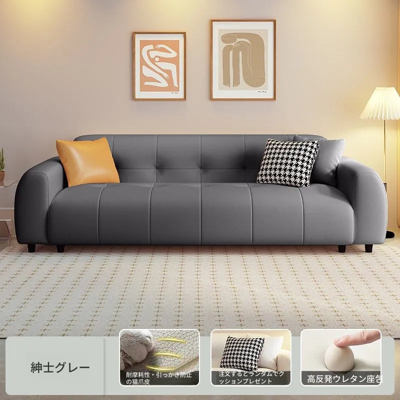 ソファー ベージュ グリーン オレンジ グレー ブラック パイン 合皮 fmdgz-3713