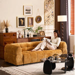 ソファー イエロー ブラック グリーン ブルー パイン シリコンフィル シェニール fmdgz-3715