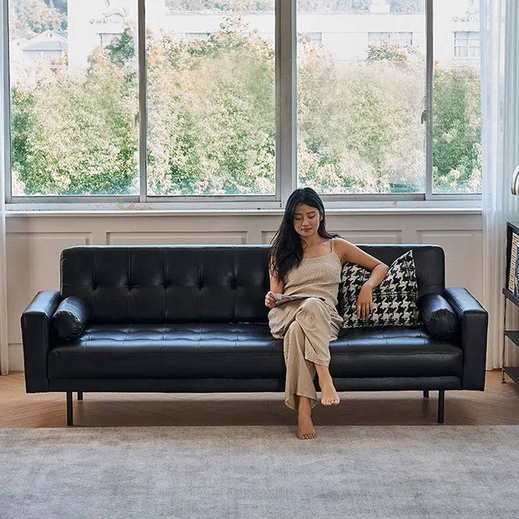 ソファー ブラック パイン 合皮 fmdgz-3720