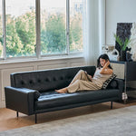 ソファー ブラック パイン 合皮 fmdgz-3720