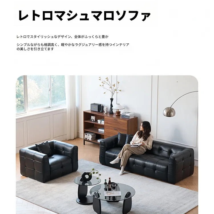 ソファー ブラック 無垢材 合皮 fmdgz-3722